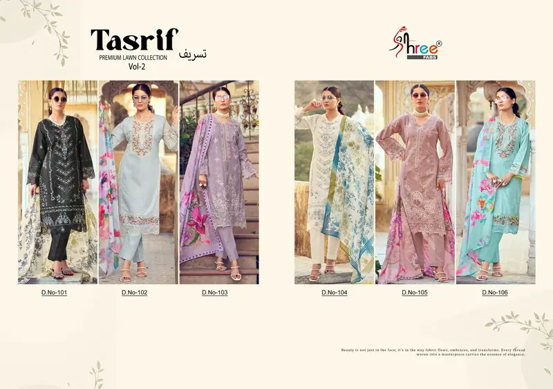 Tasrif Vol 2 by Shree Cotton Dupatta Pakistani Salwar Suits Wholesale Online
